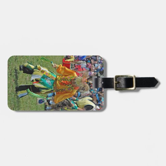 Indian Pow Wow Easy ID Personal Bagagelabel (Voorkant horizontaal)