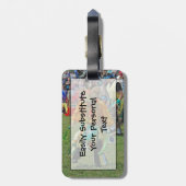 Indian Pow Wow Easy ID Personal Bagagelabel (Achterkant verticaal)