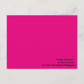 "Indian Princess" Briefkaart (Achterkant)