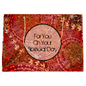 Indian Print Gift Bag Large Cadeautasje (Voorkant)