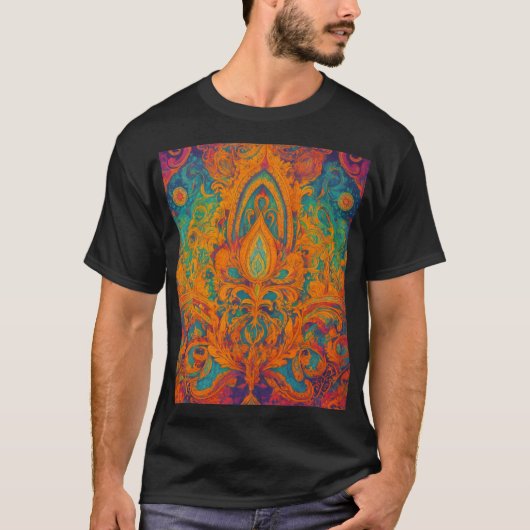 Indian rangoli T-shirt (Voorkant)