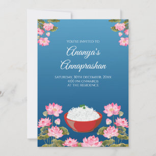 Indian Rice ceremonie uitnodigingen & Annaprasan u