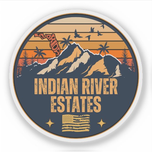 Indian River Estates, Florida  Sticker (Voorkant)