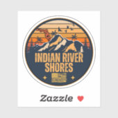 Indian River Shores, Florida Sticker (Vel)