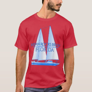 Indian Rocks Beach Florida Kust Zeilen Nautisch T-shirt