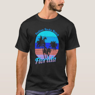 Indian Rocks Beach Florida Retro tropische palmboo T-shirt