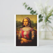 Indian Royal Monalisa Briefkaart (Staand voorkant)