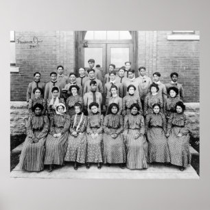 Indian School Choir, begin jaren 1900 Poster