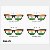 Indian Shades aangepaste stickers (Vel)