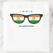 Indian Shades aangepaste stickers (Tas)