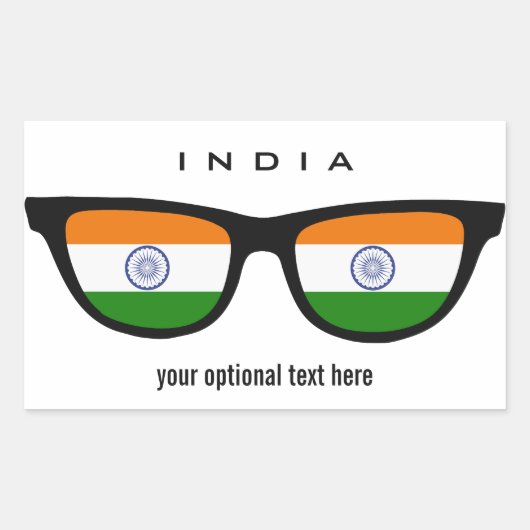 Indian Shades aangepaste stickers (Voorkant)