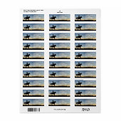 INDIAN SILHOUETTE ETIKET (Full Sheet)