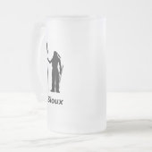 Indian Sioux Matglas Bierpul (Voorkant links)