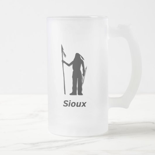 Indian Sioux Matglas Bierpul (Rechts)