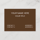 Indian Snack Methi Vadi Food Visitekaartje (Achterkant)