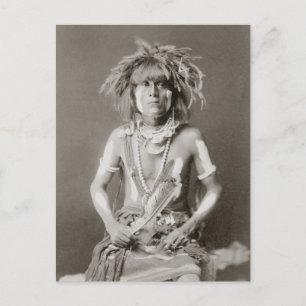Indian Snake Priest, 1910 Briefkaart
