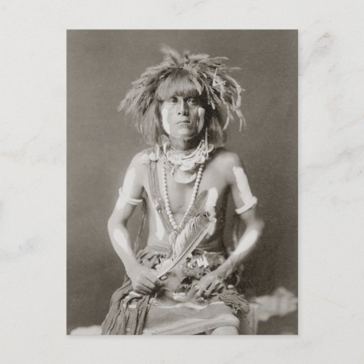 Indian Snake Priest, 1910 Briefkaart (Voorkant)