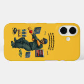 Indian Software Engineer Coder Playing Cricket URM Case-Mate iPhone Case (Achterkant (horizontaal))