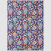 Indian style paisley floral seamless pattern tissuepapier (Voorkant)