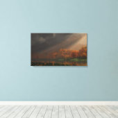 "Indian Summer" omwikkeld canvas (Insitu (Houten vloer))