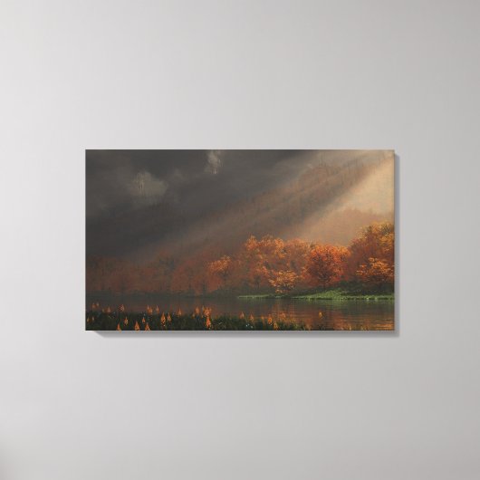 "Indian Summer" omwikkeld canvas Afdruk (Voorkant)
