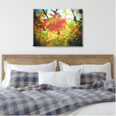 Indian Summer September Kleuren van djoneill Canvas Afdruk (Insitu (Slaapkamer))