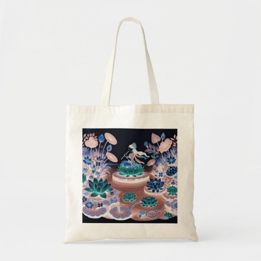 Indian Tas ontwerp / danser canvas tas (Voorkant)