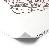 INDIAN TEPEE van NICHOLAS_COPYRIGHT_MINI.. Poster (Hoek)