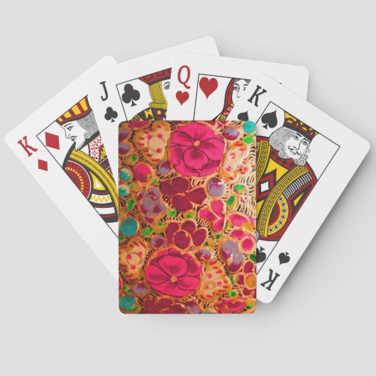 Indian Texture Playing Cards Speelkaarten (Achterkant)