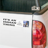 INDIAN THANS-BUMPER BUMPERSTICKER (Op Truck)