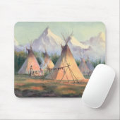 INDIAN TIPI CAMP door SHARON SHARPE Muismat (Met muis)