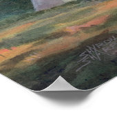 INDIAN TIPI CAMP door SHARON SHARPE Poster (Hoek)