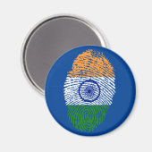 Indian touch fingerprint flag magneet (Voorkant / Achterkant)