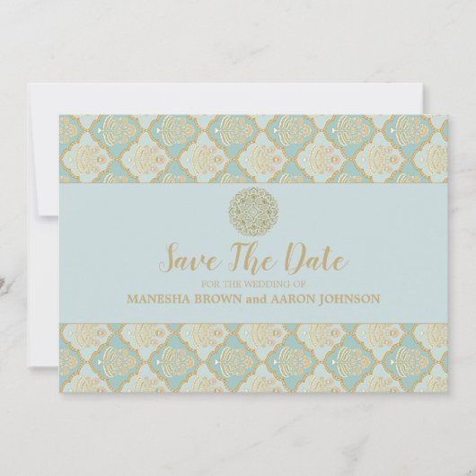 INDIAN TURQUOISE - Vat sparen de Kaart van de Datu (Voorkant)