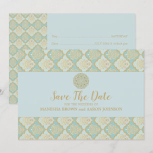 INDIAN TURQUOISE - Vat sparen de Kaart van de Datu