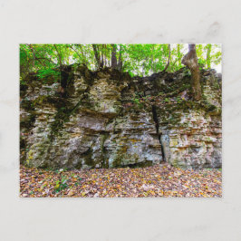 Indian Village Canyon in de herfst, Columbus, Ohio Briefkaart