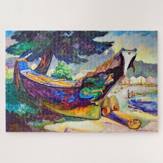 Indian War Canoe | Emily Carr | Legpuzzel (Horizontaal)