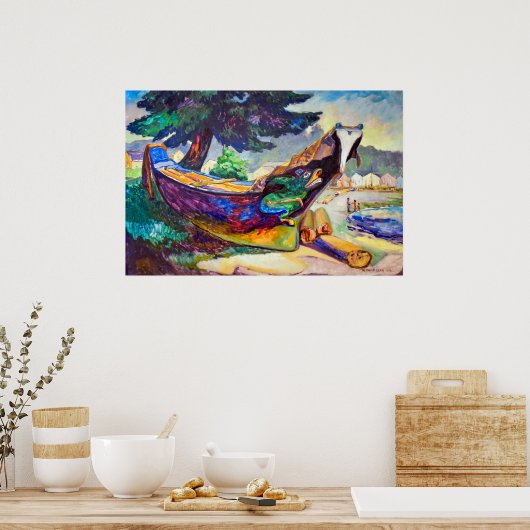 Indian War Canoe | Emily Carr | Poster (Keuken)