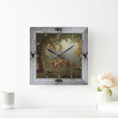 INDIAN WAR PARTIJ VIERKANTE KLOK (Huis)