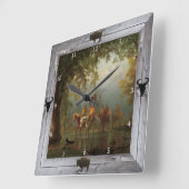 INDIAN WAR PARTIJ VIERKANTE KLOK (Hoek)