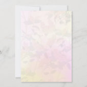 Indian Wedding Haldi Ceremony Invitations Kaart (Achterkant)