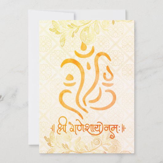 Indian Wedding Invitations for USA Kaart (Voorkant)
