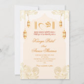 Indian Wedding Invitations for USA Kaart (Achterkant)