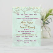 Indian Wedding Invitations  Kaart (Staand voorkant)