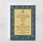 Indian Wedding Invitations  Kaart (Voorkant)