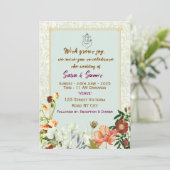 Indian Wedding Invitations  Kaart (Staand voorkant)