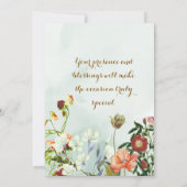 Indian Wedding Invitations  Kaart (Achterkant)