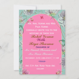 Indian Wedding Invitations Kaart