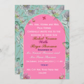 Indian Wedding Invitations  Kaart (Voorkant / Achterkant)