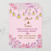 Indian Wedding Invitations  Kaart (Voorkant / Achterkant)